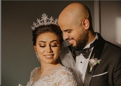 مي إبراهيم وزوجها
