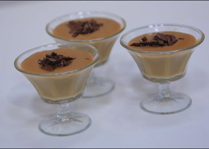 مهلبية بالقهوة سريعة الذوبان