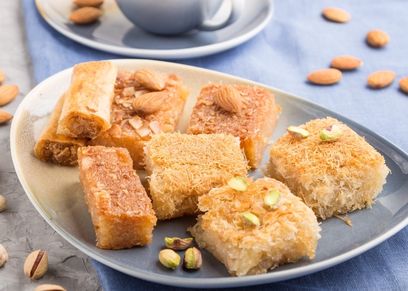 طريقة عمل البسبوسه بالسميد