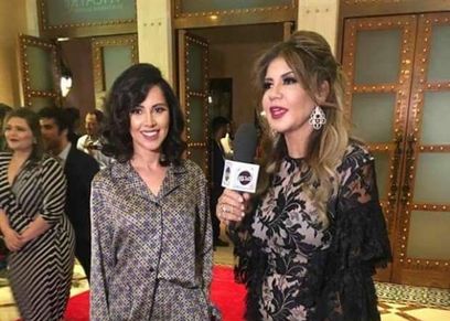 الفنانة ياسمين رئيس بالبيجامة