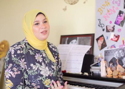 نهلة عازفة بيانو من عمر عامين ونصف: أحلم بالعزف مع ياني