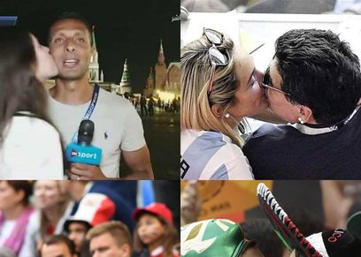قبلات كأس العالم