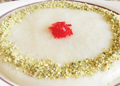 حلاوة الأرز بالجبن اللبناني 