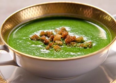 شوربة السبانخ