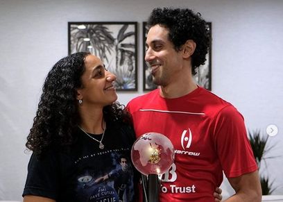 رنيم الوليلي وطارق مؤمن
