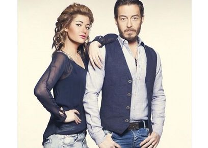 أحمد زاهر وزوجته