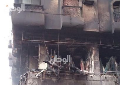 حريق عقار فيصل