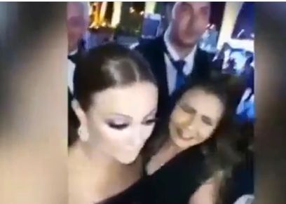 الفيديو الأول من خطوبة الفنانة بشرى