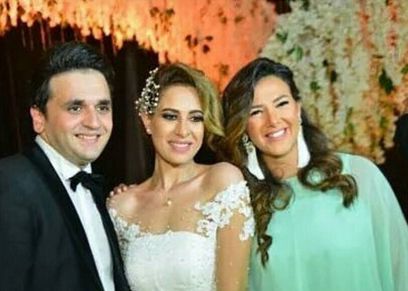 دنيا سمير غانم ومصطفى خاطر وزوجته