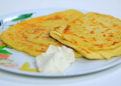 فطير طاسة بدقيق السميد