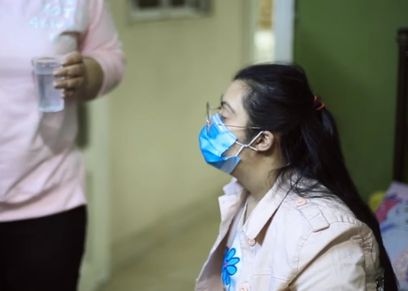 طفلة مصابة بمتلازمة داون