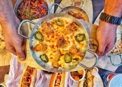 طاسة ستربس بالجبنة