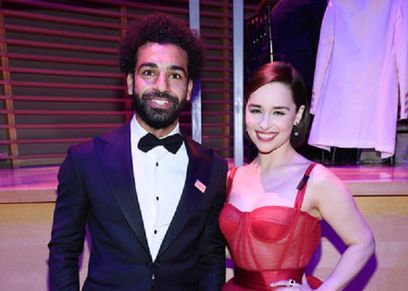 محمد صلاح وإميليا كلارك