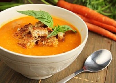 شوربة جزر بالدجاج