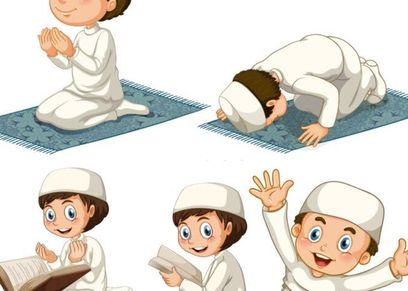 تعليم الصلاة للأطفال - تعبيرية