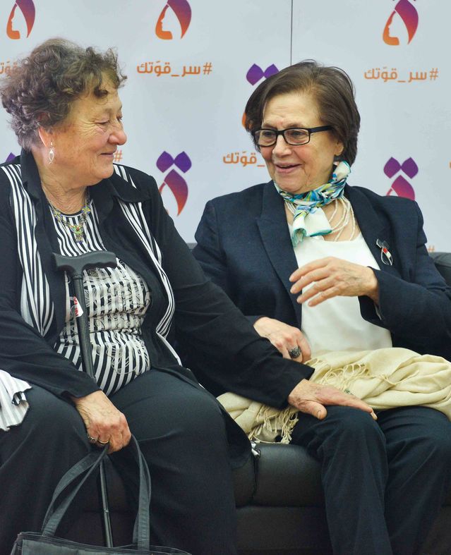 تكريم جميلة بوحيرد بالمجلس القومي للمرأة