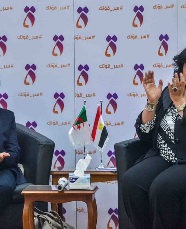 تكريم جميلة بوحيرد بالمجلس القومي للمرأة