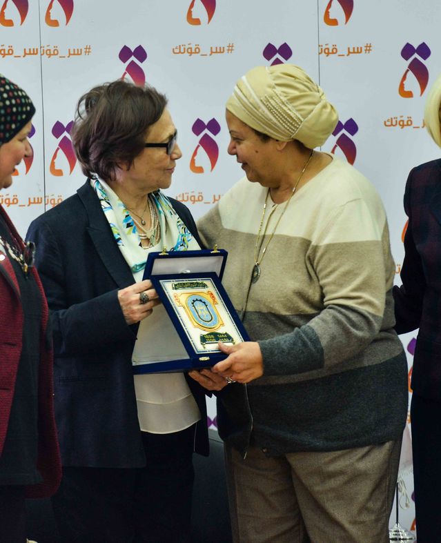 تكريم جميلة بوحيرد بالمجلس القومي للمرأة