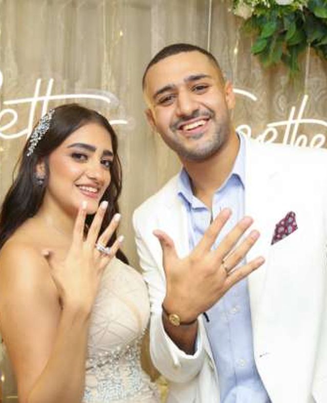 لقطات من حفل خطوبة فرح مصطفى كامل وقبطان بحري يوسف