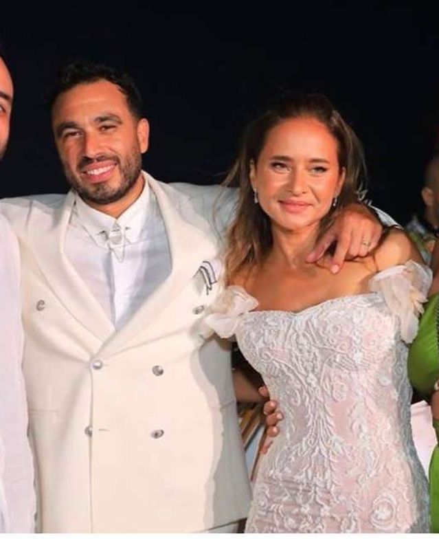 حفل زفاف الفنانة نيللي كريم في الساحل الشمالي على لاعب الاسكواش هشام عاشور