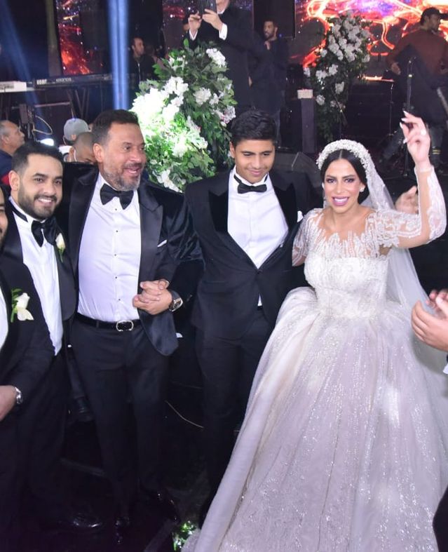 لقطات من حفل زفاف ابنة ماجد المصري.. مدربة ملاكمة