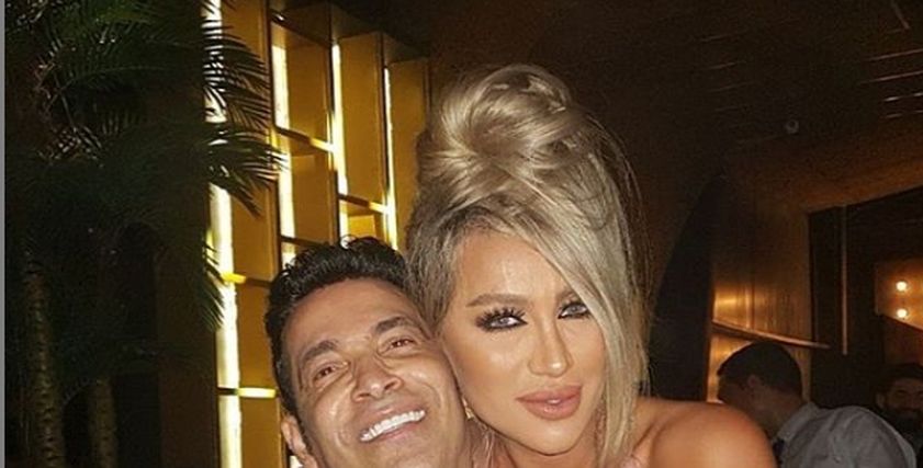 بالصور| مايا دياب تحتضن سعد الصغير: