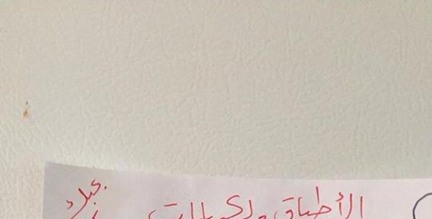 جانب من كتابات ورسومات الزوجة