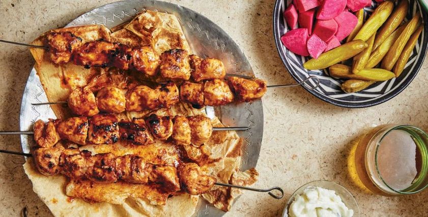طريقة عمل الشيش طاووق في الطاسة