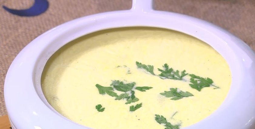 شوربة الخرشوف بالكريمة