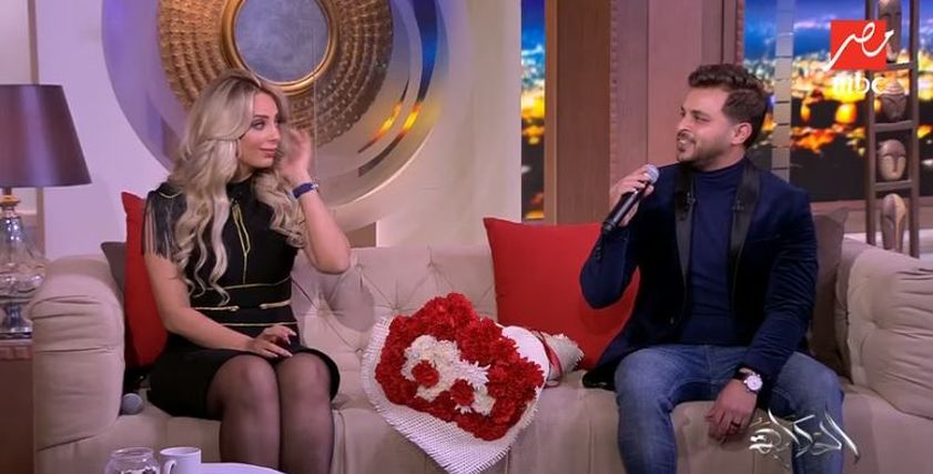 مي حلمي ومحمد رشاد