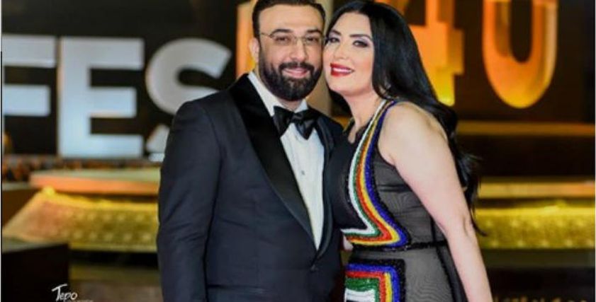 عبير صبري وزوجها