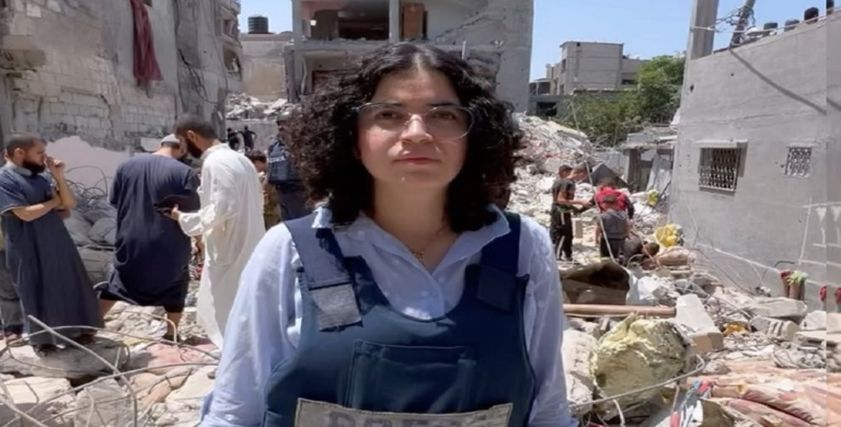 الصحفية الفلسطينية يارا عيد
