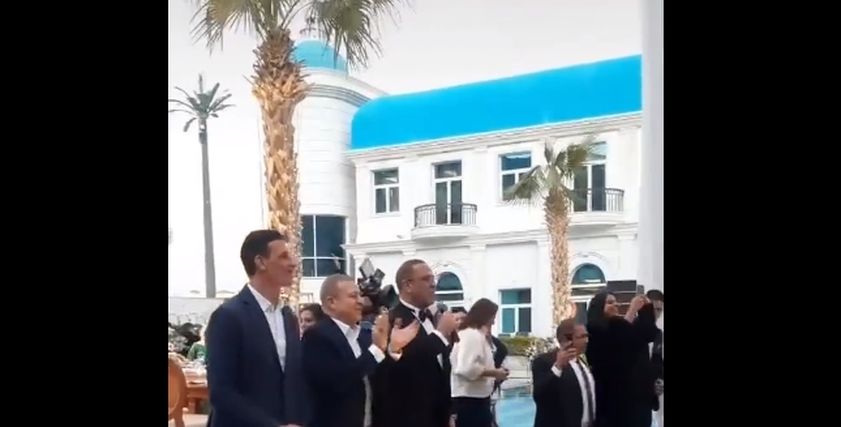 حفل زفاف ابنة أشرف عبدالباقي