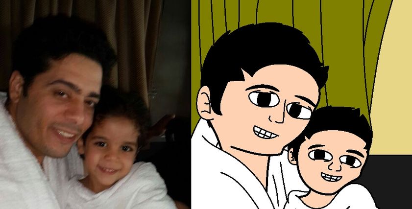 ياسمين ووالدها