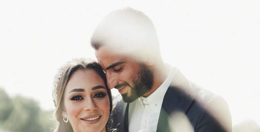 محمد الشرنوبي وزوجته راندا رياض