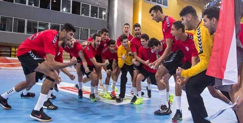 منتخب كرة اليد للناشئين عقب الفوز