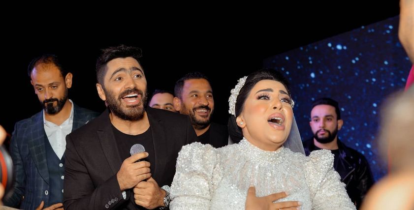 البلوجر آية مكرم والفنان تامر حسني