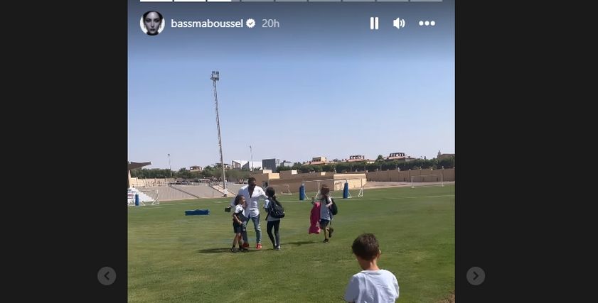 تامر حسني مع ابنته امايا