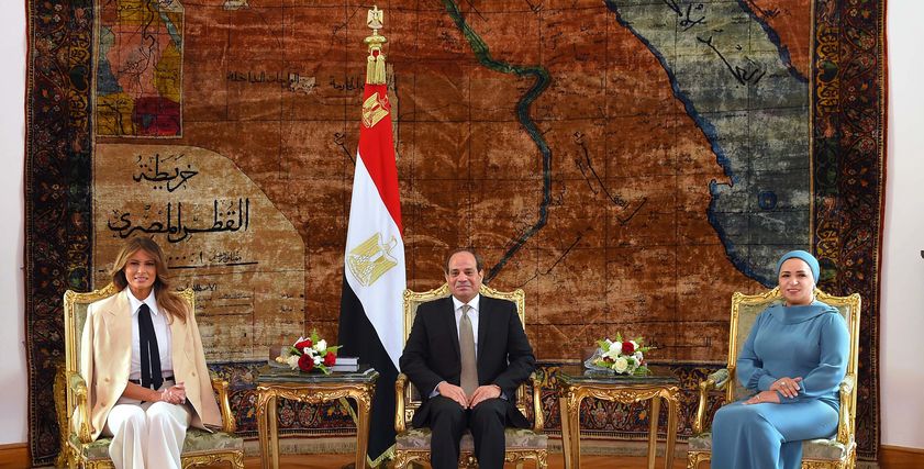 بالصور| ميلانيا ترامب تنفق مبلغا ضخما خلال زيارتها في مصر.. تعرف عليه