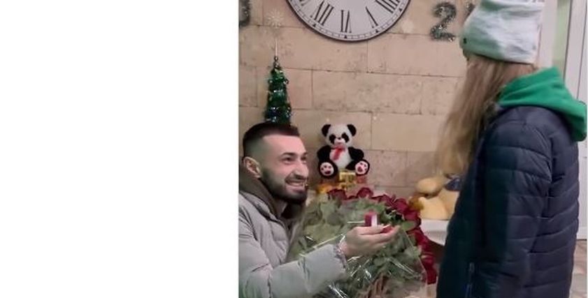 الطبيبة الأوكرانية وخطيبها
