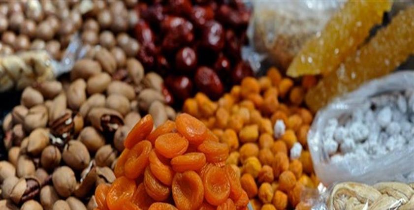 السعرات الحرارية في ياميش رمضان