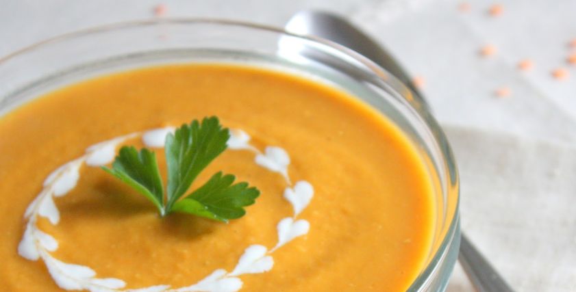 طريقة عمل شوربة العدس بالحمص