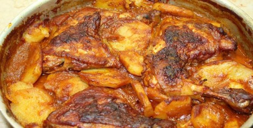 طريقة عمل صينية بطاطس بالفراخ