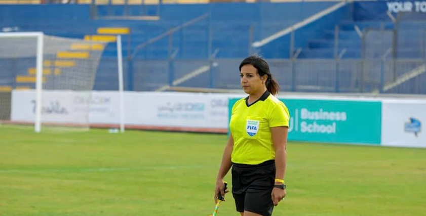 معلومات عن منى عطالله حكم مباراة الاتحاد والنصر