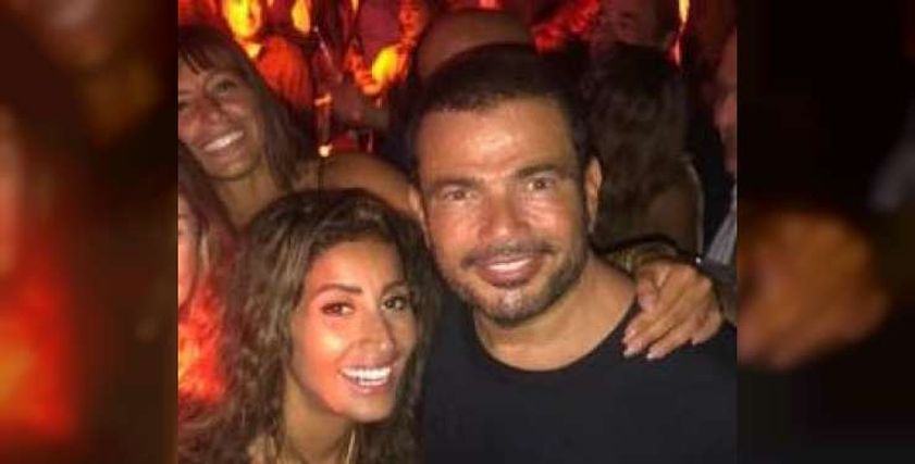عمرو دياب دينا الشربيني