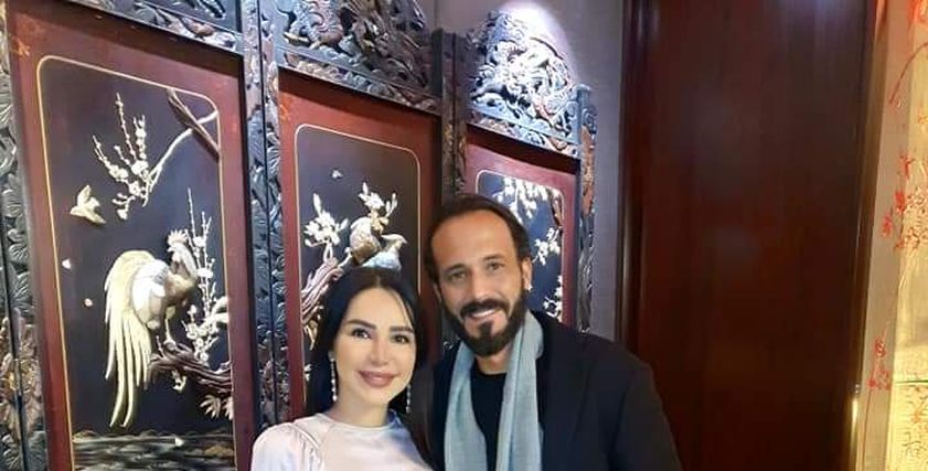 يوسف الشريف وأنجي علاء