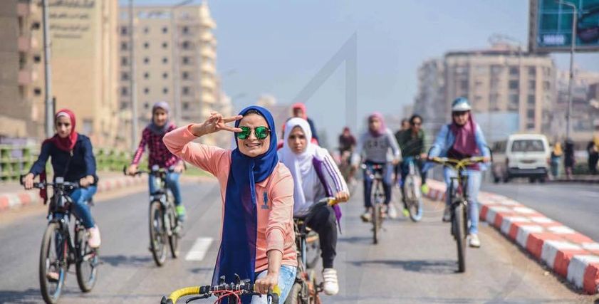 من مسيرة ركوب الدرجات في طنطا