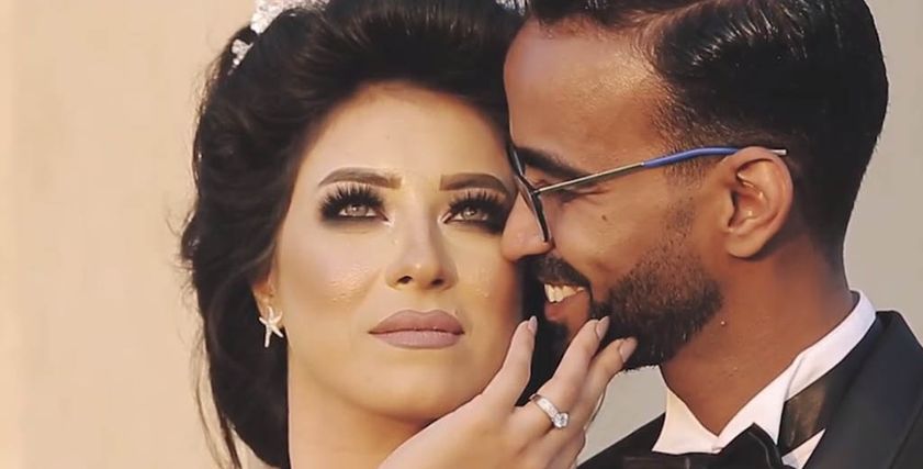 محمود الليثي وزوجته 