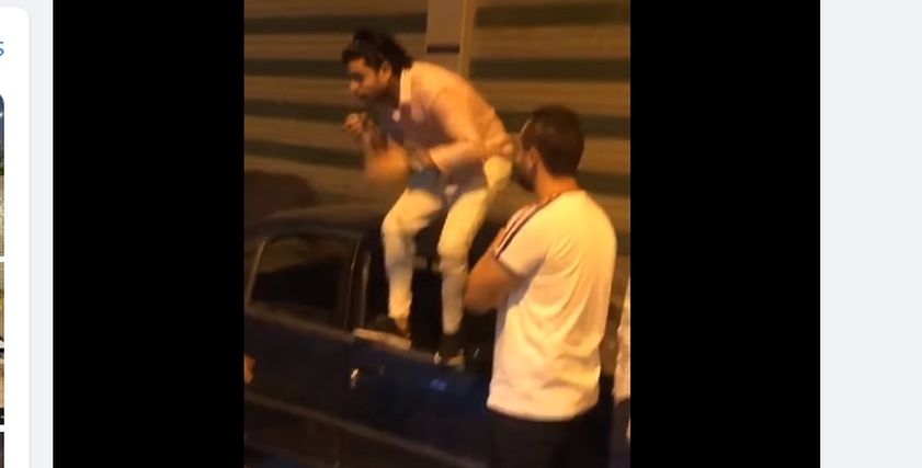 مقطع من فيديو تشهير شاب بفتاة
