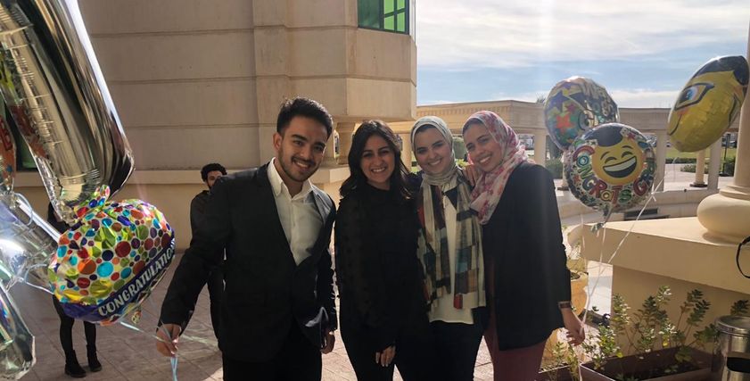 طلاب كلية الإعلام جامعة MSA